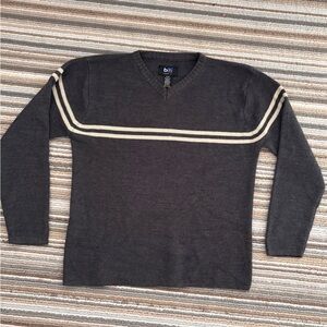 Boathouse Charcoal V-Neck Sweater